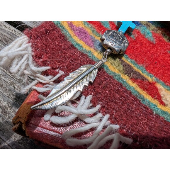 Vintage Southwestern Turquoise Blue Bookmark, Book Lover Gift - Picture 2 of 10